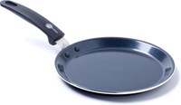 GreenPan pannenkoekenpan keramisch inductie PFAS-vrij 28 cm zwart