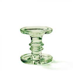 Ambiente kandelaar glas groot groen 11cm - stijlvolle kaarshouder