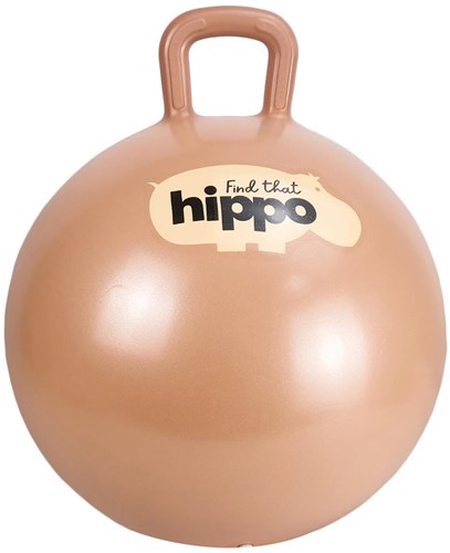 FIND THAT HIPPO springbal speelgoed oranje 45cm stuiterbal