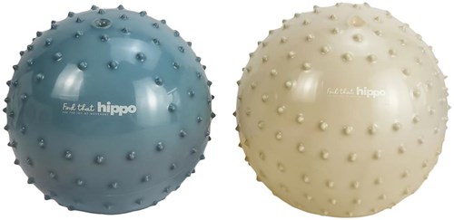 FIND THAT HIPPO sensorische ballen set - speelgoed metallic blauw en kaki