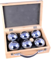 Twisk Jeu de Boules Set - Luxe houten koffer - 6 ballen - inclusief accessoires-3