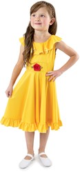 Little Adventures - Gele prinsessenjurk twirldress maat 8 voor kinderen