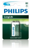 Philips 12*1 9 volt batterijen Philips 6F22