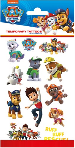 Totum PAW Patrol Tattoos - tijdelijke plaktattoos voor kinderen