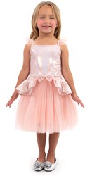 Little Adventures - Roze Gouden Tutu Jurk verkleedjurk voor kinderen