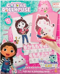 Canenco Gabby's Dollhouse viltkunst kleurboek voor kinderen en creativiteit