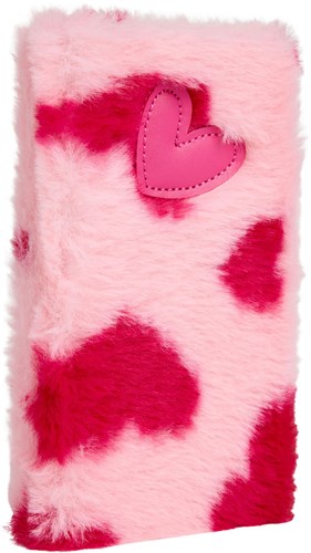 Create it! Make-up set hart boekje fluffy roze voor kinderen-2
