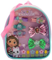 Canenco Gabby's Poppenhuis rugzak met haaraccessoires roze meisjes