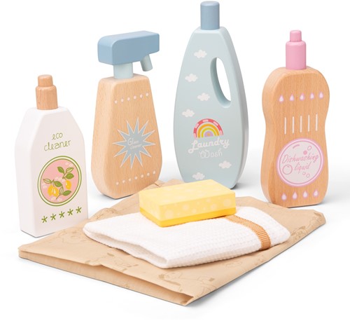New Classic Toys Schoonmaakflesjes set