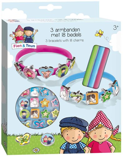 Bambolino Toys armbandjes maken Fien & Teun boerderij sieraden set