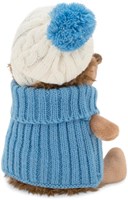 Orange Toys knuffel egel - pluche speelgoed met wit-blauwe muts-3