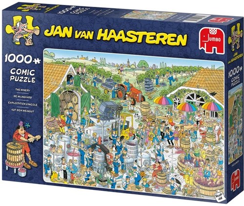 Jumbo puzzel Jan van Haasteren De Wijnmakerij - 1000 stukjes cartoon
