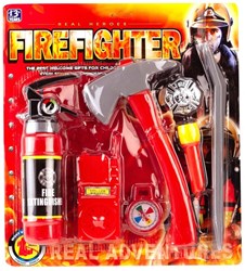 KiddyGo brandweer speelgoed set - accessoires voor kinderen - rollenspel