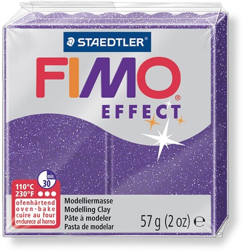 Fimo Effect boetseerklei 57g Metallic Lila - 602