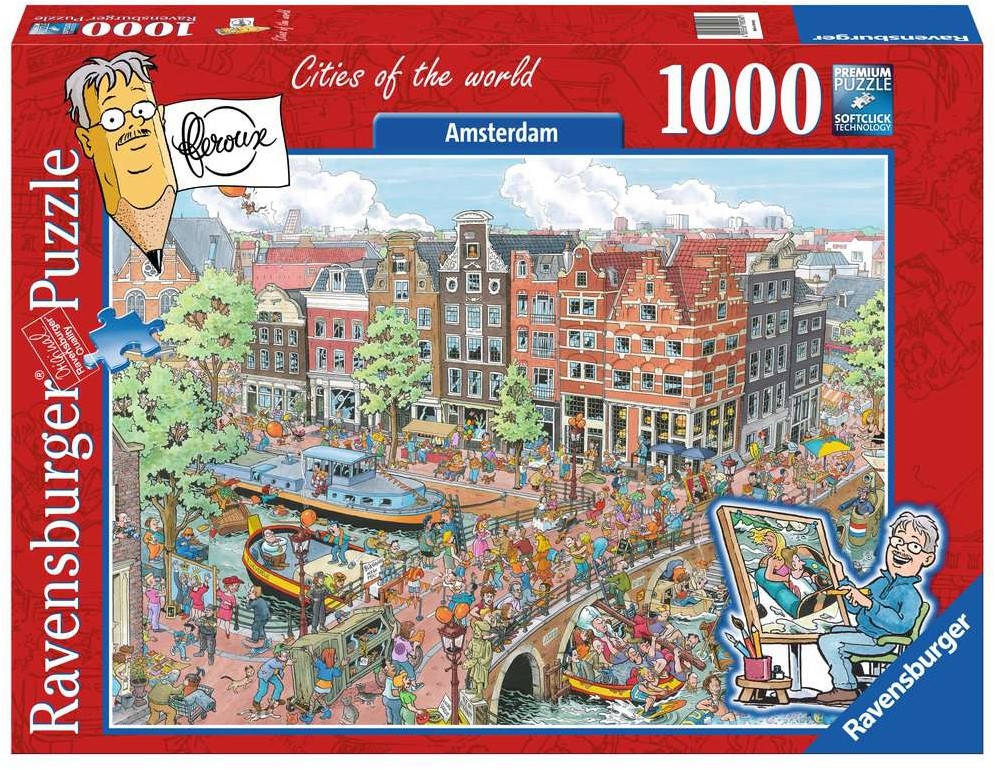 bijl Afdaling ik heb nodig Ravensburger Fleroux Puzzel Amsterdam - 1000 stukjes kopen?