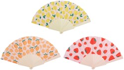 Edco waaier speelgoed fruitdesign kunststof zomers accessoire