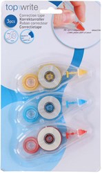 Correctietape rollers multi kleuren 12 meter per stuk set van 3 stuks
