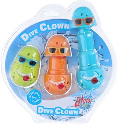 Duik Clowntjes kleurrijke duikstokken speelgoed set 3 stuks zwembad