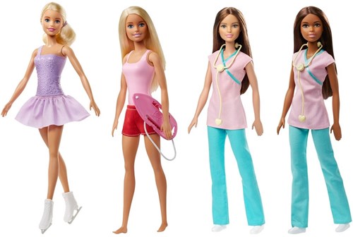 Barbie pop - Careers speelset - Assorti beroepen voor kinderen