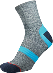 1000 Mile Approach Repreve Double Layer Sock Men's - Navy Marl/Kingfisher - Large
