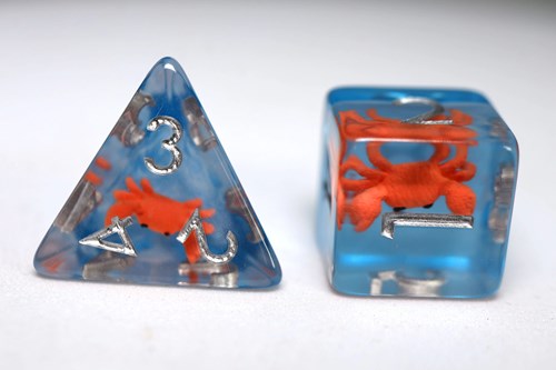 Foam Brain Games Cranky Crab RPG Dice Set