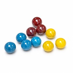 Marblelous Knikkers 10 stuks, 16 mm glas