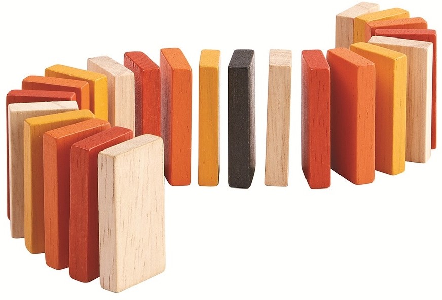 Plan Toys houten domino spel