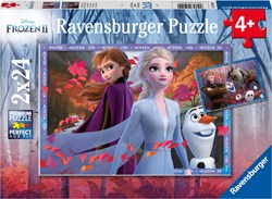Ravensburger Frozen puzzel - Disney Frozen II - 2x24 stukjes - kinderpuzzel