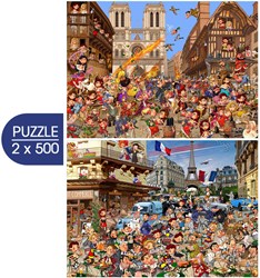Grafika legpuzzel L'Art de François Ruyer 500 stukjes puzzel volwassenen