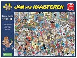 Jumbo puzzel Jan van Haasteren 1000 stukjes cartoon Bij de Kapper