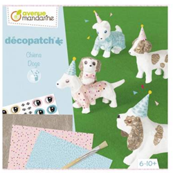 Avenue Mandarine Décopatch, set hondjes