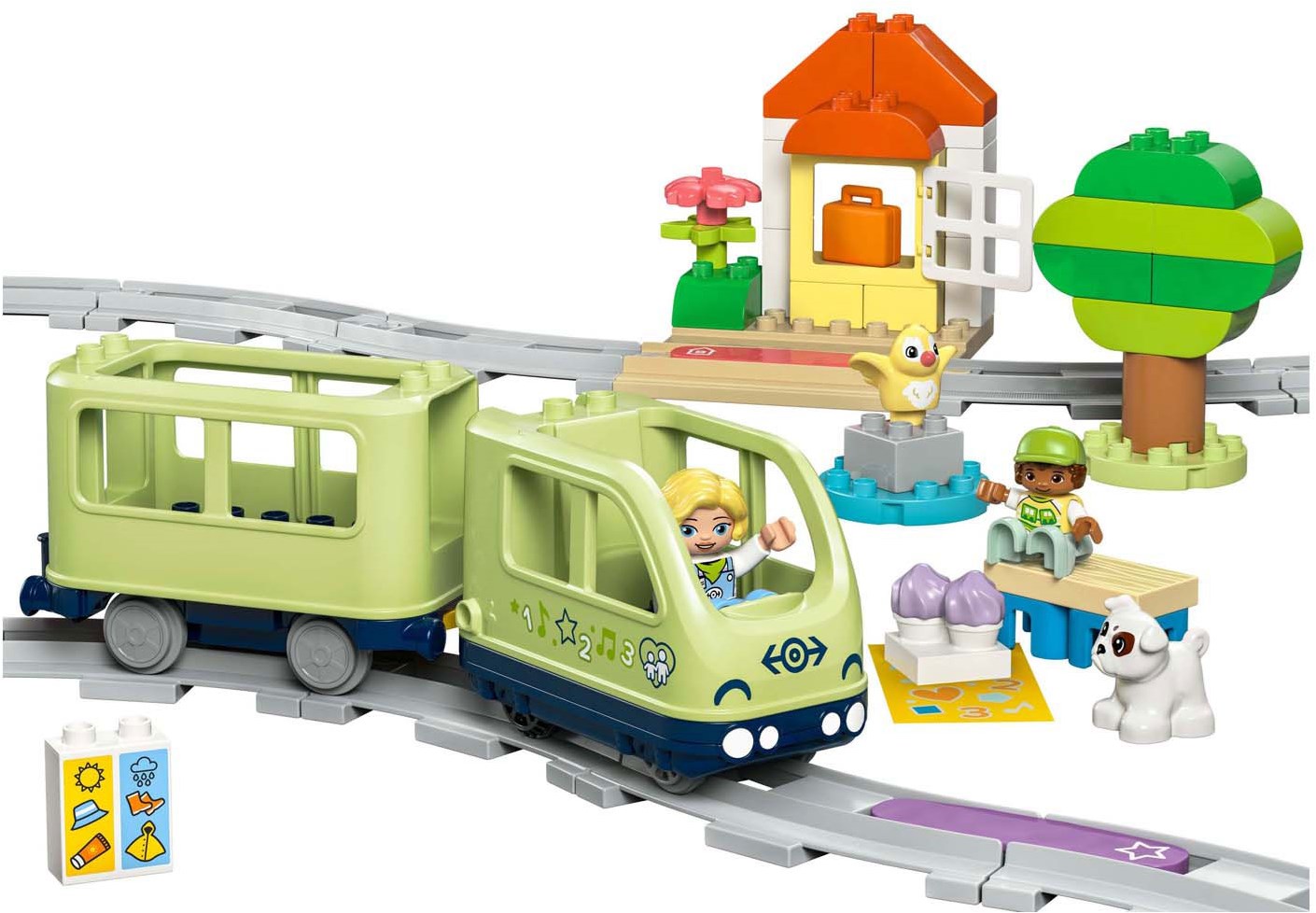 LEGO DUPLO trein speelgoed interactieve avonturentrein 10427 set