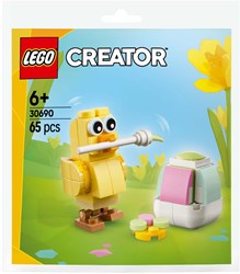 LEGO bouwset paasei schilderen met kuiken - creatief paasplezier