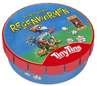 999 Games - Regenwormen dobbelspel reisspel - Tiny Tins editie - familiespel