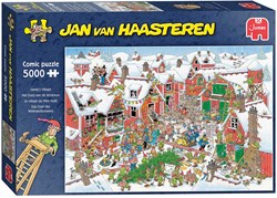 Legpuzzel Jan van Haasteren Santa's Village 5000 stukjes cartoon puzzel