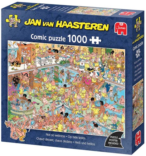 Jumbo legpuzzel Jan van Haasteren Op hete kolen 1000 stukjes cartoon-3