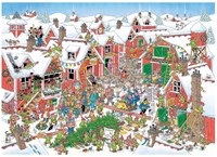 Jumbo legpuzzel Jan van Haasteren kerst - 1000 stukjes puzzel-2