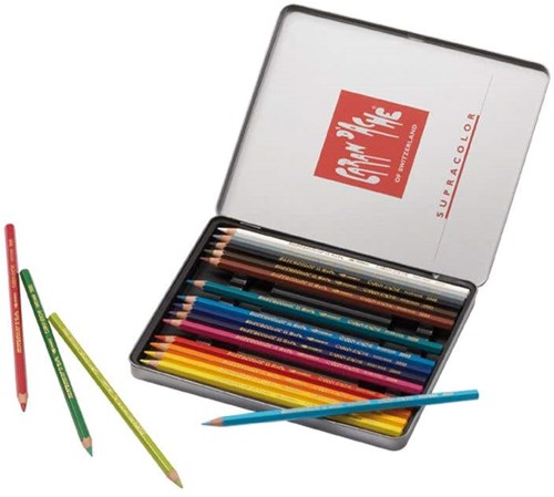 Creativ Company aquarelpotloden set - 18 kleuren - wateroplosbaar