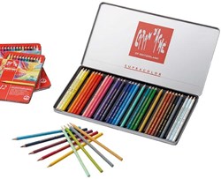 Caran d'Ache aquarelpotloden set - 40 kleuren - kunstenaarskwaliteit