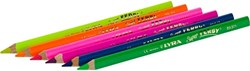 Lyra kleurpotloden Super Ferby neon kartonnen doos 6 stuks