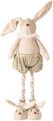 Boltze Home decoratief konijn XL 30x18x111cm beige polyester