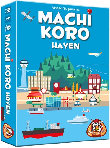 White Goblin Games dobbelspel Machi Koro Haven uitbreiding kaartspel 8+