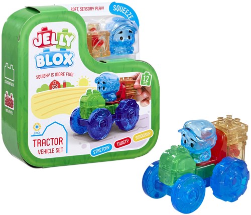 Goliath speelgoed - Jelly Blox tractor en boer speelset-3