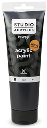 Creall acrylverf zwart 250ml - hobbyverf voor kinderen en volwassenen