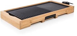 Bamboo grill XL bakplaat - Tristar grillplaat met antiaanbaklaag 2200W