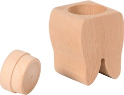 Eduplay tandendoosje hout multicolor - bewaardoosje melktanden