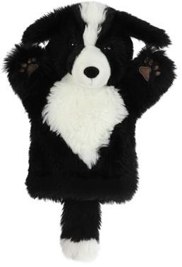 The Puppet Company handpop Border Collie pluche speelgoed hond