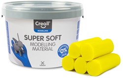Creall boetseerklei geel - superzachte klei 1750 gram emmer