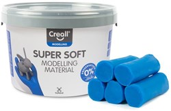 Creall boetseerklei super soft blauw - 1750 gram emmer klei