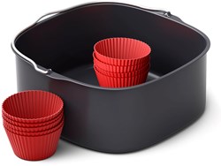 Philips Airfryer bakset XXL bakaccessoire met muffinvormen 2,5L